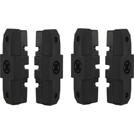 Patins de Frein, 4 Pièces Patins de Frein pour Magura Hs11/ Hs22/ Hs24/ Hs33 de Freinage, Patins de Frein Vélo Patins de Frein Noir pour Frein Hydraulique sur Jante (1/5)
