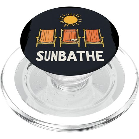Chaise de plage cool avec discours de bain de soleil pour des journées d'été amusantes (1/5)