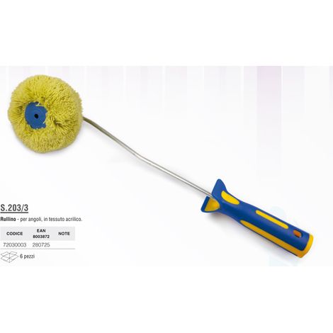 Rullino per angoli S.30 in tessuto acrilico 72030003 PENNELLI CINGHIALE