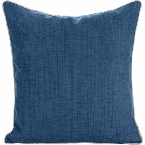 Funda de almohada GARDEN3 de 45x45 cm, azul marino (1/4)