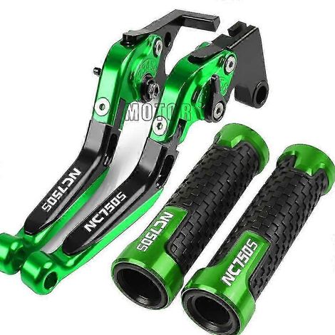 Pièces uniques en aluminium pour moto 2023 : leviers de frein et d'embrayage, poignées de guidon, embouts compatibles avec Honda NC750S, NC750S et NC 750S (2016, 2017-2019). (1/3)