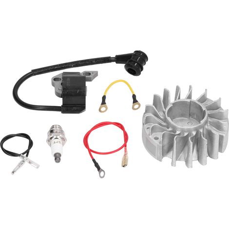 Kit allumage volant magnétique et bougie d'allumage en alliage d'aluminium pour tronçonneuse STIHL 021 023 025 MS210 MS230 MS250 1123‑400‑1203 (1/5)