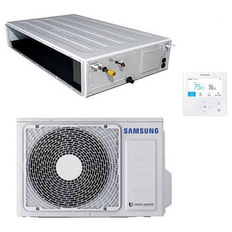 Climatizzatore Condizionatore Samsung Canalizzabile Monosplit Inverter a media prevalenza R32 12000 BTU AC035RNMDKG/EU Classe A++/A+ (1/4)