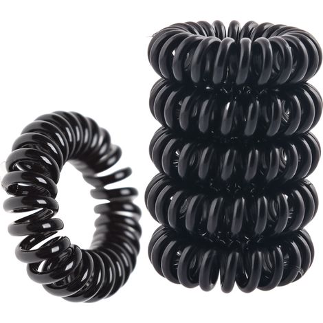 Elastici per capelli neri, 5 pezzi, elastico per bocca (1/5)