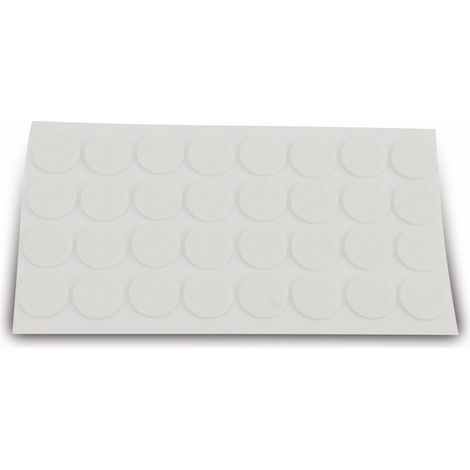 EUROTOOLS Patins en feutre 346-NBFR, Ø 20 mm, 32 pièces (1/2)
