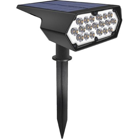 Projecteur solaire pour pelouse, terrasse, aménagement paysager, éclairage public extérieur, éclairage de jardin et de villa, appliques murales (1/5)