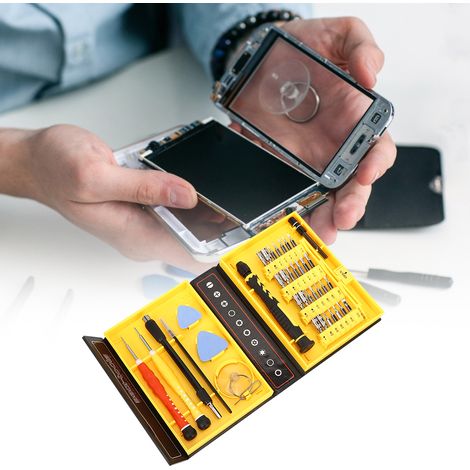 Kit de 38 embouts de tournevis de précision en acier allié au chrome-vanadium pour la réparation de téléphones (1/5)