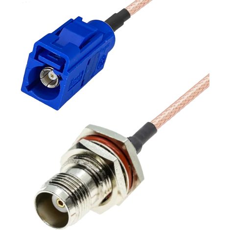 Câble adaptateur Fakra C / prise TNC 50 cm V1