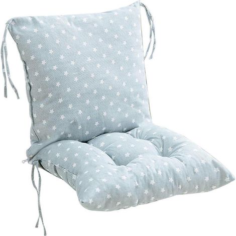 Coussin de chaise à dossier haut pour intérieur et extérieur, coussin Wags pour véranda, coussin imperméable pour fauteuil à bascule, coussin de remplacement résistant aux intempéries (1/5)