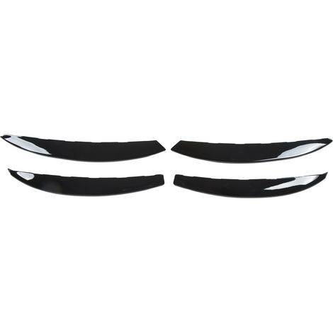 Baguettes de finition pour grille de feux antibrouillard avant (jeu de 4 pièces) pour Mercedes-Benz Classe C W206 S206, noir brillant (1/5)