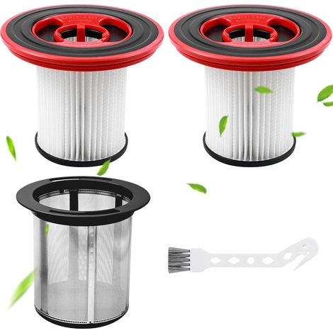 Lot de 2 filtres de rechange pour kits d'aspirateurs sans fil Bosch Unlimited Série 7, filtres HEPA avec préfiltre en acier inoxydable, adaptés aux aspirateurs. (1/5)
