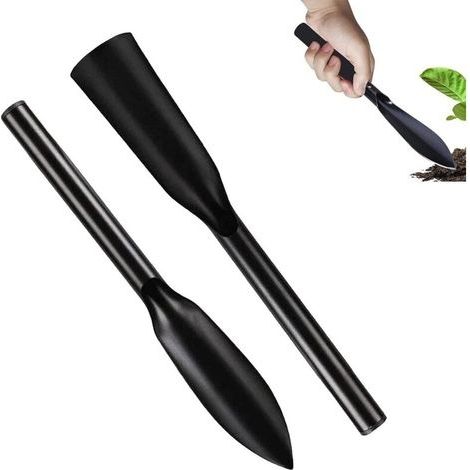 Mini bêche de jardin en acier au manganèse pelle à main ergonomique pour fleurs, plantes et aménagement extérieur outil de jardinage compact et résistant (1/5)