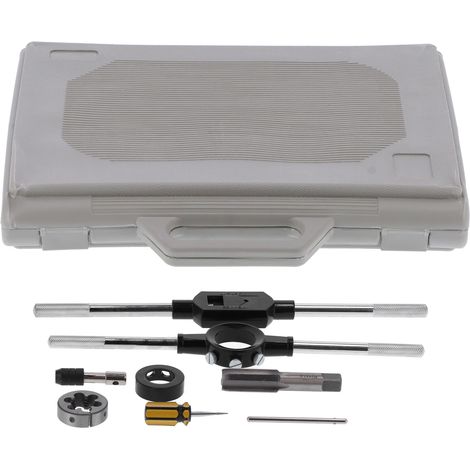 Jeu de 45 tarauds et filières à filetage fin/55° pour tuyaux cylindriques, outils de quincaillerie pour système métrique Craftsman (1/5)