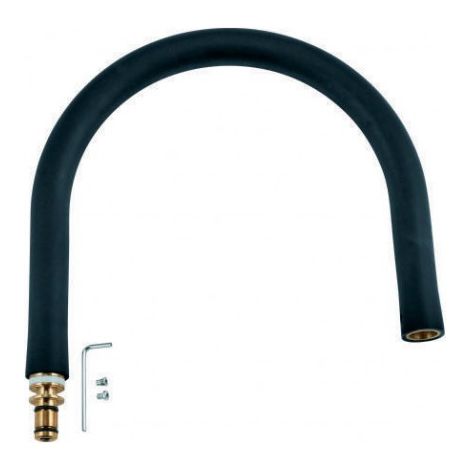 Flexible de douche 46964 GrohFlexx softschwarz (1/3)