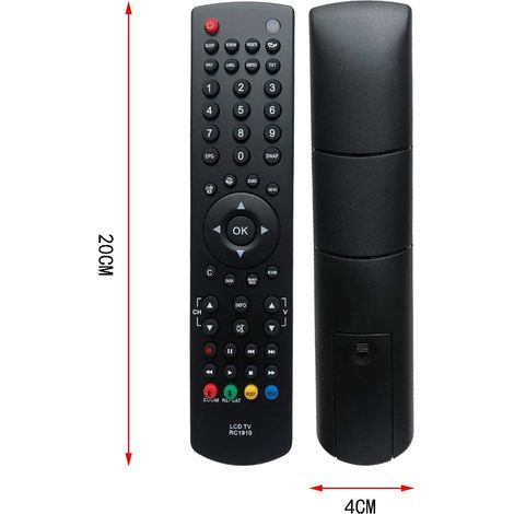 Telmande LCD TV rc1910 para telmande Toshiba rc1910 para específicoToshiba LCD TV (1/4)