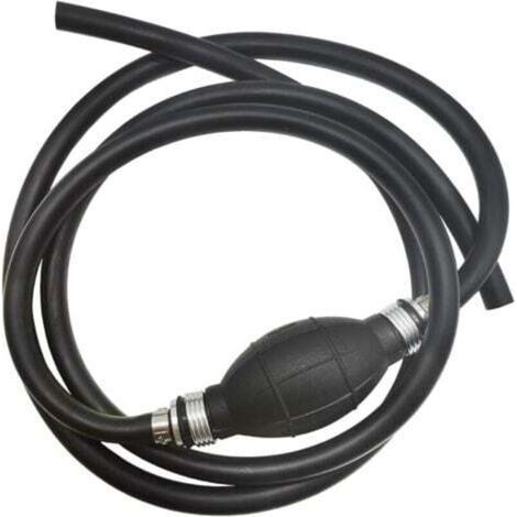 [JAMAIS UTILISÉ] Kit d'assemblage de conduite de carburant en caoutchouc pour moteur hors-bord marin de 3/8 po avec colliers de serrage pour poire d'amorçage (1/4)
