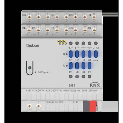 [NEUWERTIG] B-Ware Theben Dimmaktor Aktor Knx Sm 4 4940310 Schaltaktor 4fach