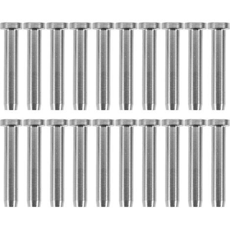 Tendeurs de câbles décoratifs en acier inoxydable pour garde-corps (20 pièces) (1/5)