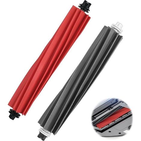 Roborock S8/S8+/S8 Pro Ultra/Q8 Max/Q5 Pro 2er-Pack DuoRoller Abnehmbare Gummibürsten für Roborock Original-Hauptbürste (1/5)