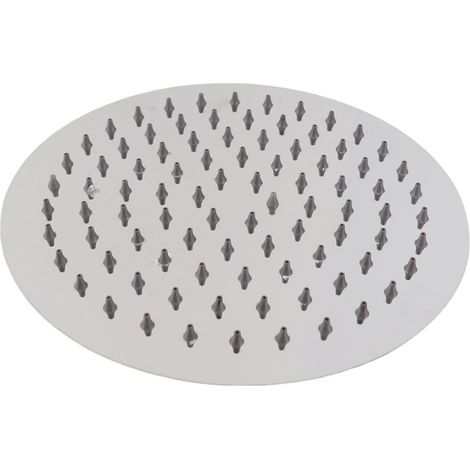 Pommeau de douche en acier inoxydable 201, 20 cm (8 pouces), effet pluie haute pression, pour salle de bain. (1/5)