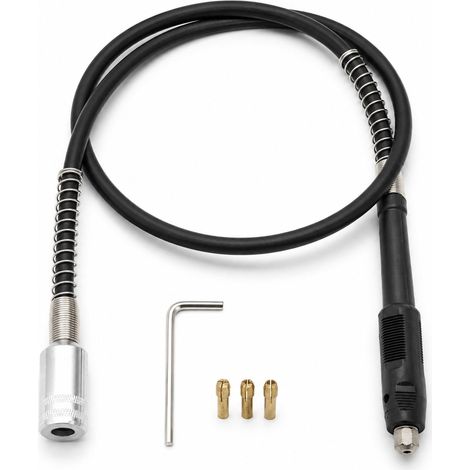 Arbre d'Extension de Perceuse Électrique Flexible avec 3 Mandrins (1/5)