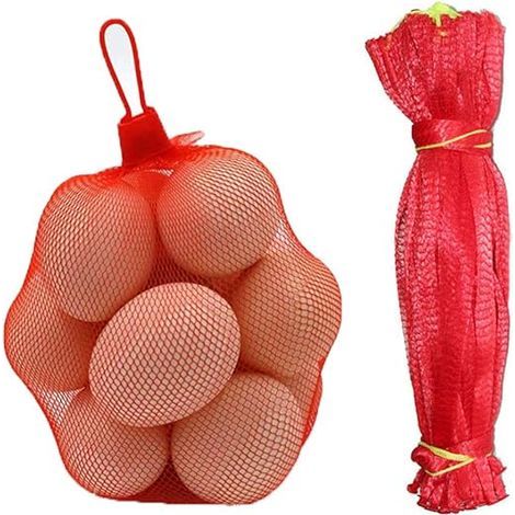 Reusable Mesh Bags, 200 Pieces Nylon Mesh Vegetable Bags, Fruit Packaging Nets (1/5)