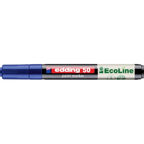 Edding 50 EcoLine 4-50-003 Marqueur peinture bleu 2 mm, 3 mm (1/5)