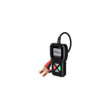 Tester per batterie auto, BM550 Tester per batterie auto 6V 12V 24V con test di tensione da 100 a 2000 CCA Analizzatore di batterie per auto e camion - Crezuo