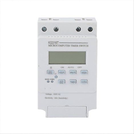 KG316T 220V 12V 24V Mikroprozessor-Zeitschalter für Werbestraßenbeleuchtung und vollautomatischen Zyklus-Sauerstoffgenerator (1/5)