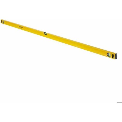 Stanley Nivel de Burbuja Tubular Classic Amarillo 180 cm