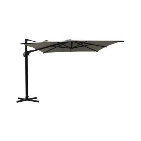Ombrellone da Giardino Decentrato 3x3 m in Alluminio Noah Grigio (1/5)