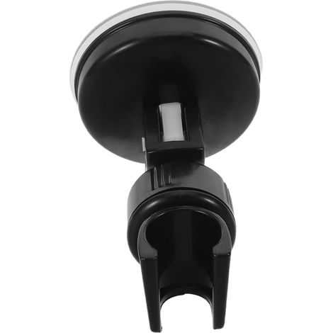 Support de douche à ventouse noire Amosfun, support de pommeau de douche réglable et amovible pour salle de bain et (1/5)
