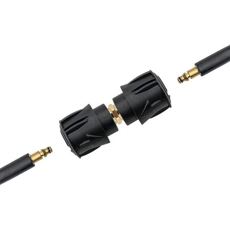 Raccord rapide haute pression - adapté au pistolet et au nettoyeur haute pression - adaptateurs de raccordement de tuyau compatibles uniquement avec le tuyau Kärcher, femelle M22 14 mm (1/5)