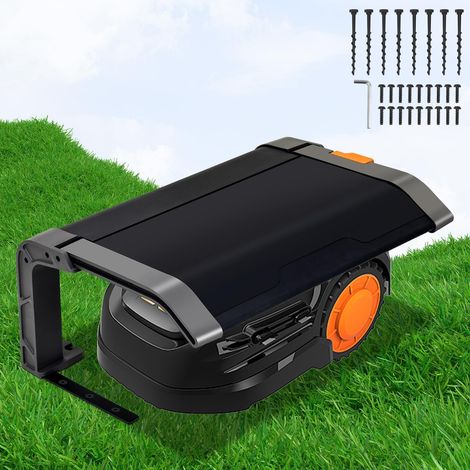 Folding Garage for Robot Lawn Mower 72 x 56 x 36 cm - Protection from Rain, Hail and UV Rays (1/5)