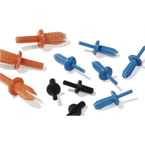 Hellermann Tyton Spreizniet 5.0-5.5mm PA6 sw HTWD-R6B 250 Stk (1/4)
