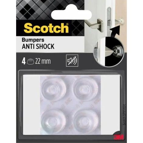 Feltrini adesivi scotch poliuretano incolore 22 mm