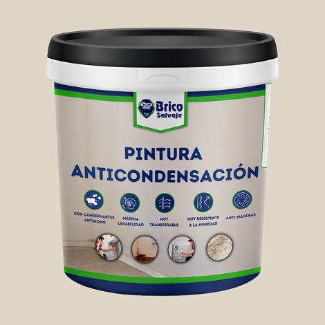Pintura Antihumedad y Anticondensación, Conservantes Antimoho, Aislante termico, Mate, Espresso 750 ML