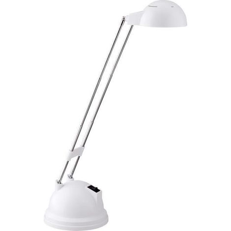 BRILLIANT lampe Katrina LED lampe de table blanc 1x LED 5.7W intégrée (CMS), (600lm, 2700K) Échelle A ++ à E Pivotant avec interrupteur à bascule / tête (1/4)