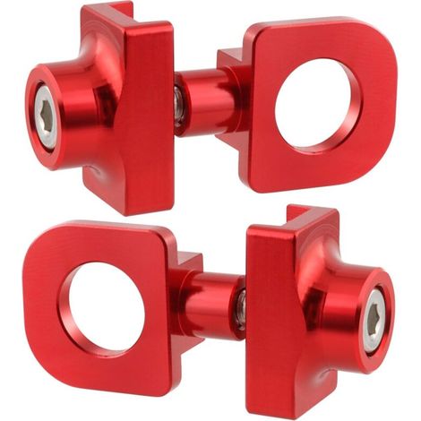 Tendeur De Chaîne Vélo - Alliage D'aluminium - Compatible Essieu 10 mm - Pour BMX Fixie Singlespeed - Lot De 2 (1/5)