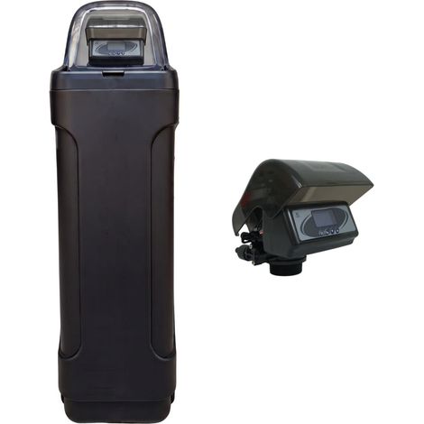Adoucisseur D'eau 10l Runxin F79b Lcd Bac Wally Noir Avec Capot Noir