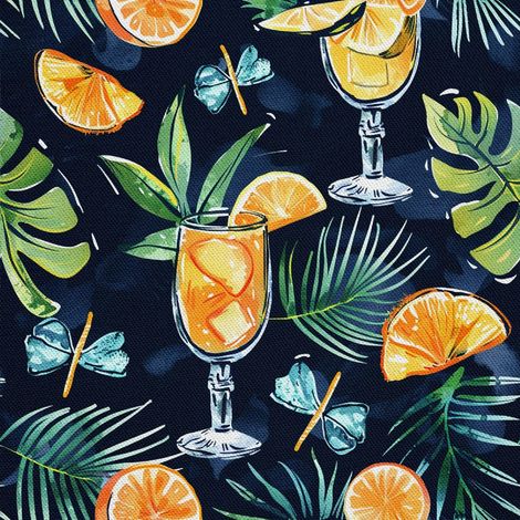 Outdoor Dekostoffe Oxford - Motiv Cocktail DX8571 (1/5)