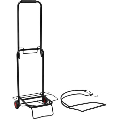 Cestino per la spesa, ruote robuste, design pieghevole, multicolore, 273086 cm (1/2)