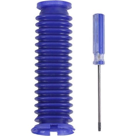 Rouleau de rechange en velours doux pour aspirateur Omni-Glide avec tuyau d'aspiration bleu, pour le nettoyage des sols durs (1/4)