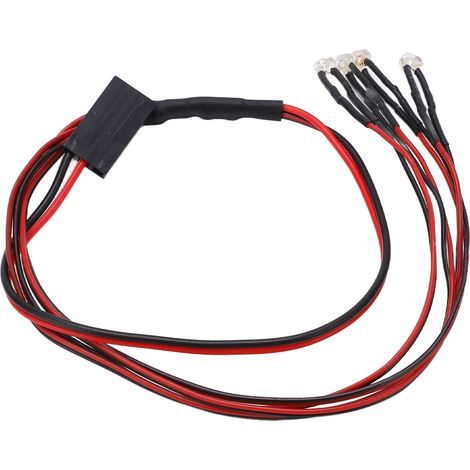 x 335mm LED-Nachtscheinwerfer für Axial SCX24 1/24 und 1/18 RC-Cars (quadratisch) (1/5)