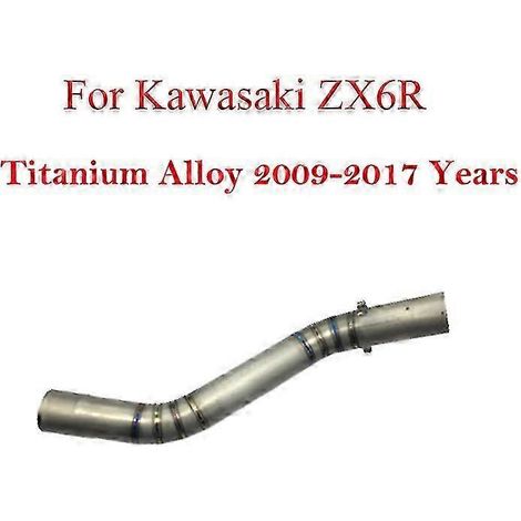 Sistema De Escape Para Motocicleta, Silenciador Medio De 51mm Para Kawasaki Zx6r 636 Zx600 Zx-6r 2004 - 2021( 2009-2017) (1/5)