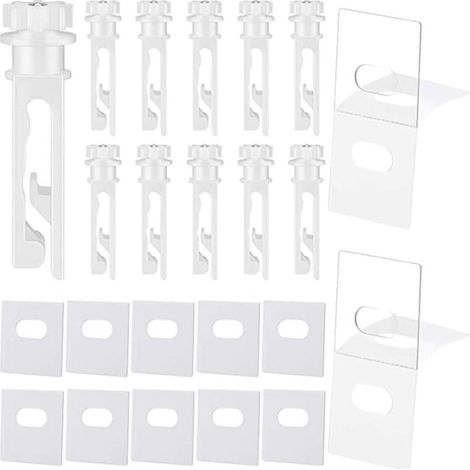 Packung mit 12 Rolleneinsätzen für Vertikaljalousien (1/5)