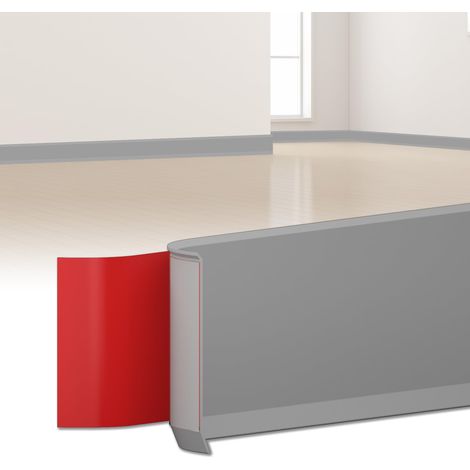 Plinthe Souple Autoadhésive Gris Pvc Plinthe Adhesive 100x20mm 3m (1/5)