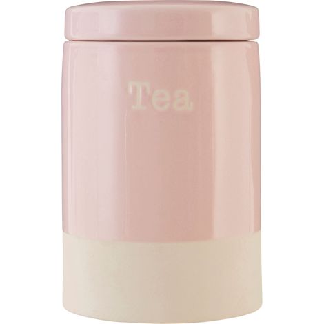 Premier Housewares Jura Pink Tea Canister