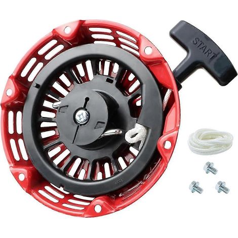 Ensemble de lanceur à rappel pour moteur Honda GX200 GX160 5,5/6,5 CV avec cliquet à tige courbée 28400-Z4M-306ZB 27400-Z1 (1/5)