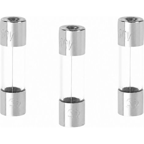 3er-Set 6 A Glassicherungen, 5 x 20 mm DEBFLEX